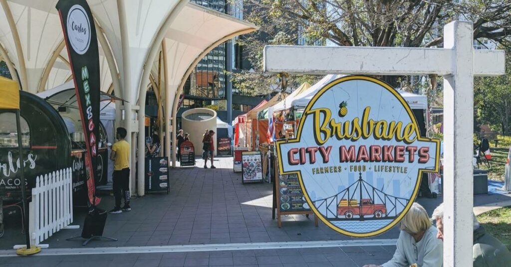 Brisbane City Markets Cathedral Square