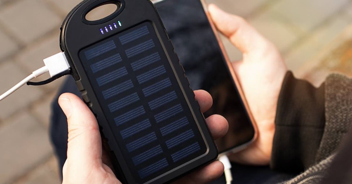 Solar Powered Battery Chargers for Phones and Small Devices